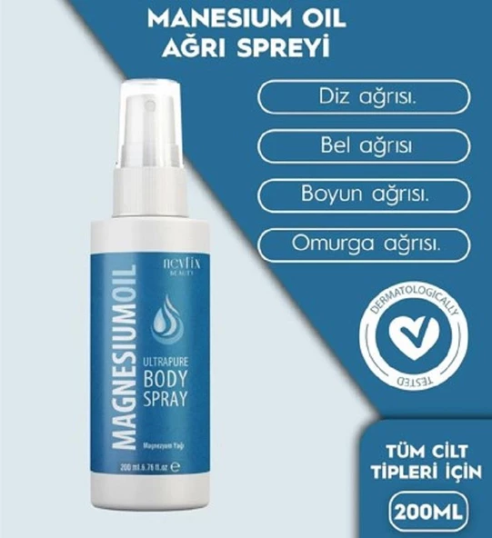 Nevfix Beauty Magnezyum Yağı 200 ml - Resim 2