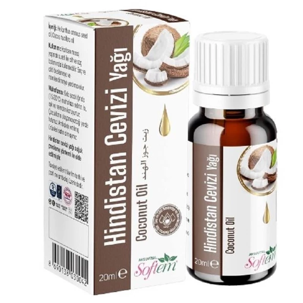 Softem Hindistancevizi Yağı 20 ml ürün görseli