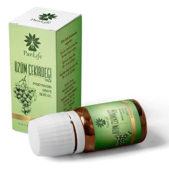 Panlife Üzüm Çekirdeği Yağı 10 ml ürün görseli