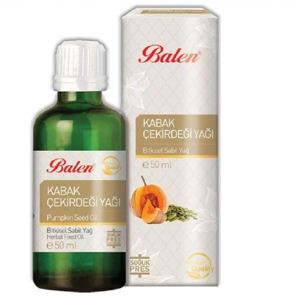 Balen Kabak Çekirdeği Yağı (Soğuk Pres) 50 ml ürün görseli