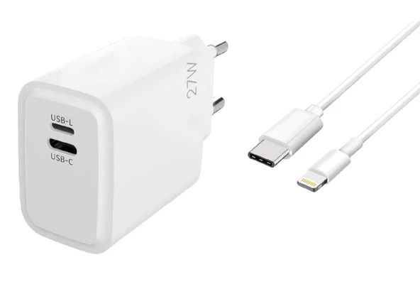 Sprange PLT27  Usb Lightning Pd 27W Şarj Adaptörü Lightning Kablo