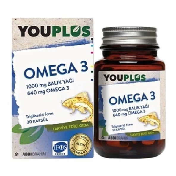 Youplus Omega 3 30 Kapsül ürün görseli