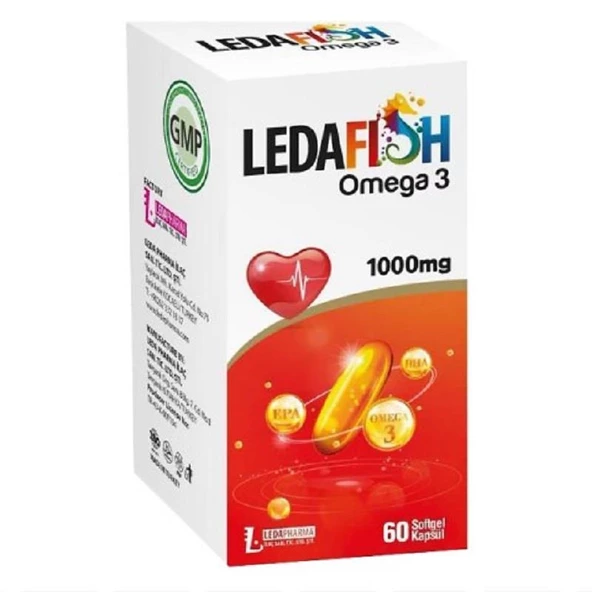 Ledafish Omega-3 1000 mg 60 Softgel ürün görseli