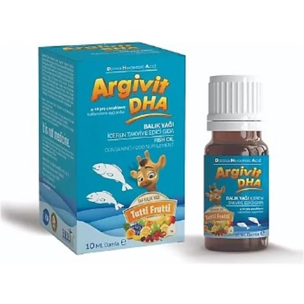 Argivit DHA Damla Balık Yağı 10 ml ürün görseli