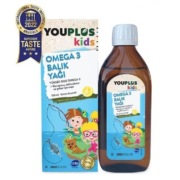 Youplus Kids Omega-3 150 ml ürün görseli