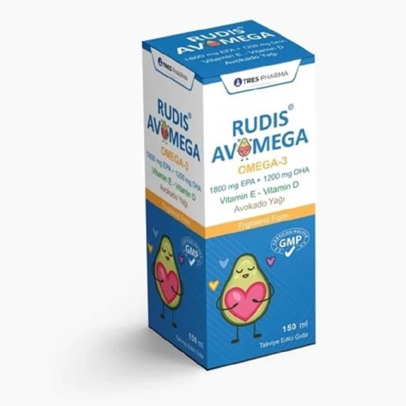 Rudis Avomega Omega 3 Şurup 150 ml ürün görseli