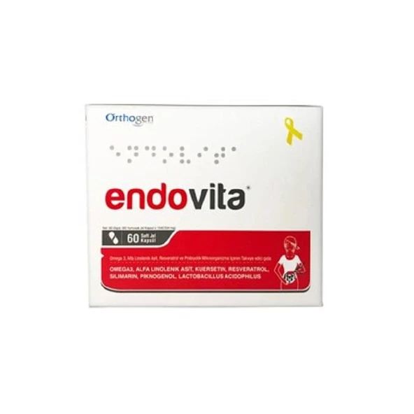 Endovita Omega 3 Kuersetin Resveratrol 60 Kapsül ürün görseli