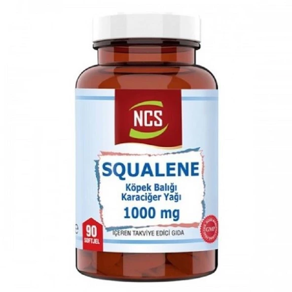 NCS Squalene Köpek Balığı Karaciğer Yağı 1000 mg 90 Softgel ürün görseli