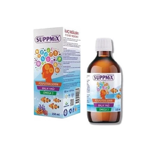 Suppmix Fosfatidilserin Omega 3 Şurup 150 ml - Resim 2