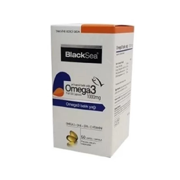 Black Sea Omega 3 Balık Yağı 1000 mg 60 Kapsül ürün görseli