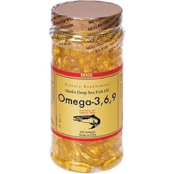 Mnk Omega-3-6-9 200 Softgel ürün görseli