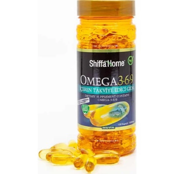 Shiffa Home Omega 3-6-9 Balık Yağı 1000 mg 100 Softjel ürün görseli