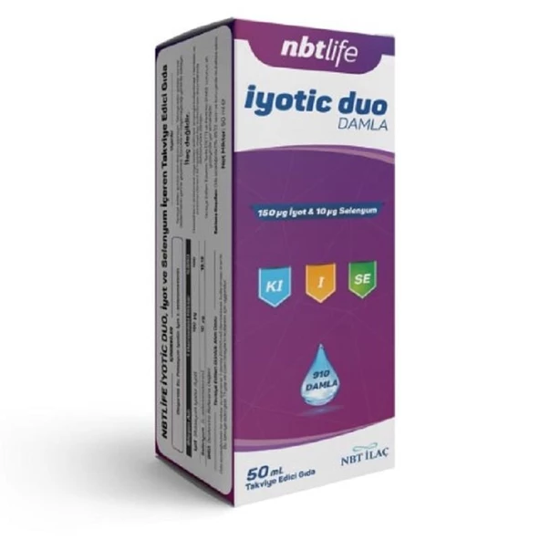 Nbt Life İyotic Duo Damla 50 ml