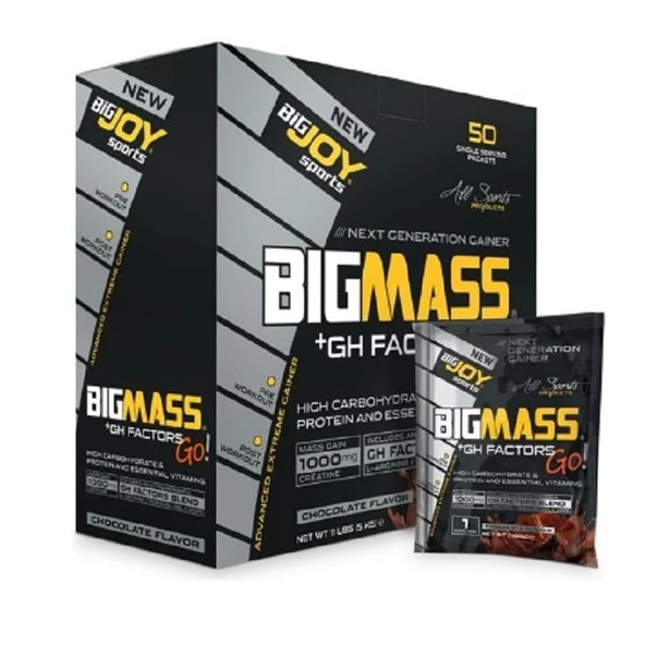 BigJoy Sports Bigmass Gainer Çikolata 100 gr 50 Saşe ürün görseli