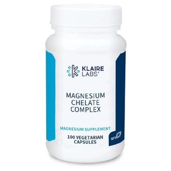 Klaire Labs Magnesium Chelate Complex 100 Kapsül - Resim 2