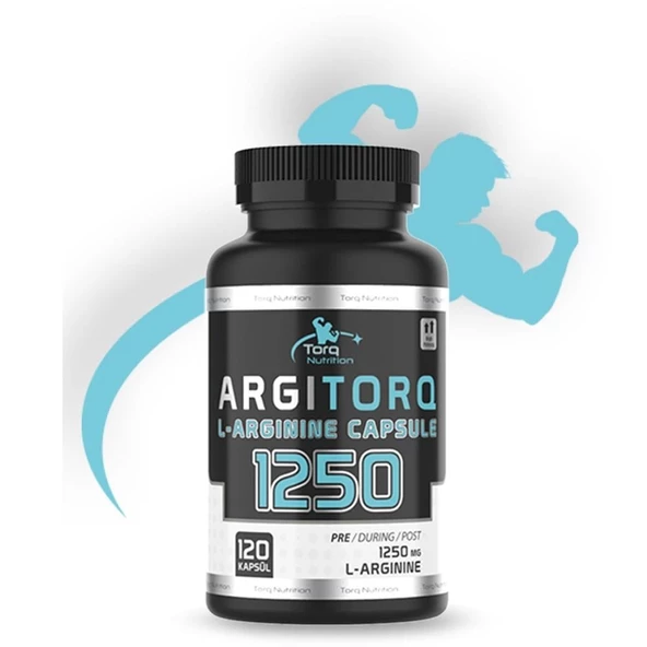 Torq Nutrition Argitorq L-Arginine Capsule 1250 mg 120 Kapsül ürün görseli