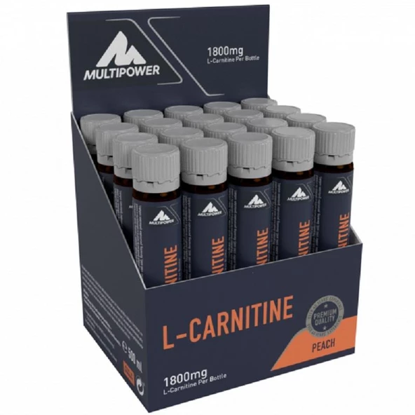 Multipower L-Carnitine 20 Shot - Şeftali Aromalı ürün görseli