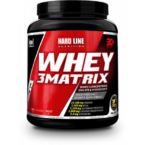 Hardline Nutrition Whey 3 Matrix Muzlu 908 gr ürün görseli