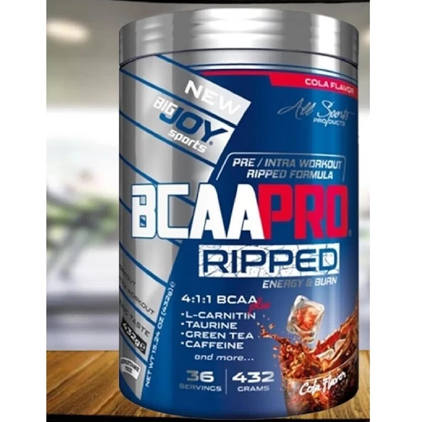 BigJoy Sports BCAA Pro Ripped Cola 432 gr - Resim 2