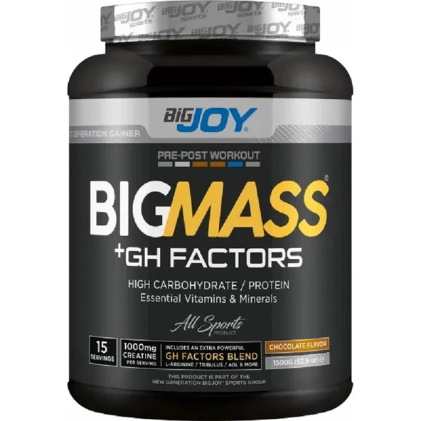 BigJoy Sports Bigmass GH Factors Çikolata 1,2 kg ürün görseli