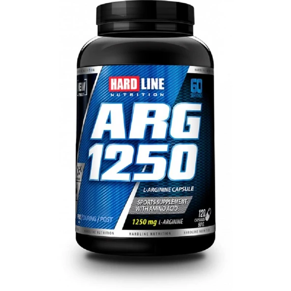 Hardline Nutrition ARG 1250 120 Kapsül