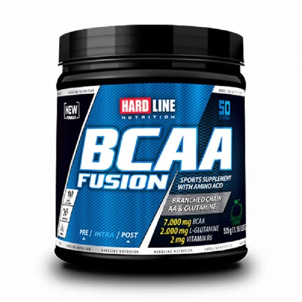 Hardline Nutrition BCAA Fusion Yeşil Elma Aromalı 500 gr ürün görseli