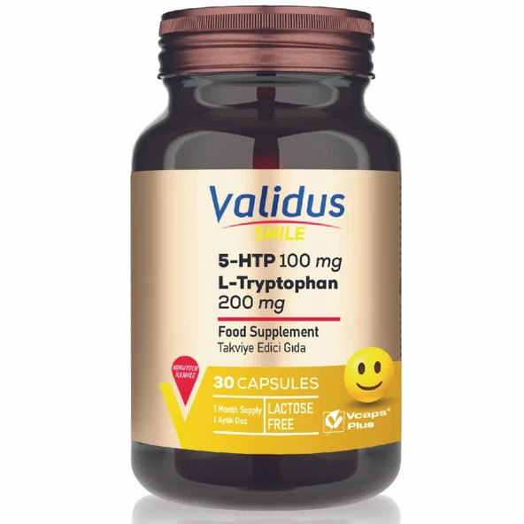 Validus Smile 5-HTP 100 mg 30 Kapsül