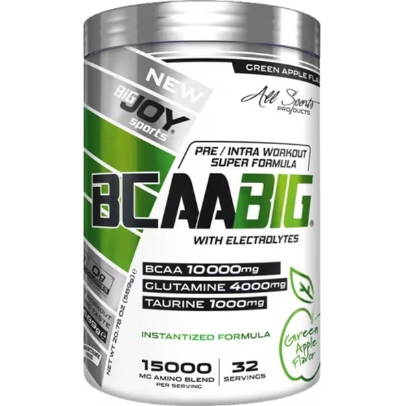 BigJoy Sports BCAA Big Green Apple 589 gr ürün görseli