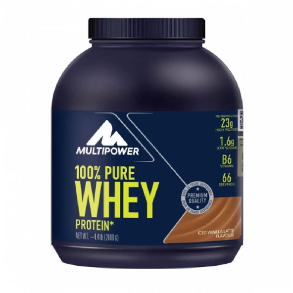 Multipower %100 Pure Whey Protein Iced Vanilla Latte 2000 gr ürün görseli