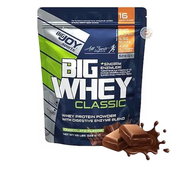 BigJoy Sports Doypack Bigwhey Çikolata 528 gr ürün görseli