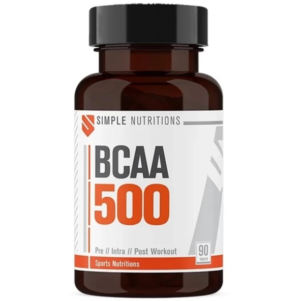Simple Nutritions BCAA 500 mg 90 Tablet ürün görseli