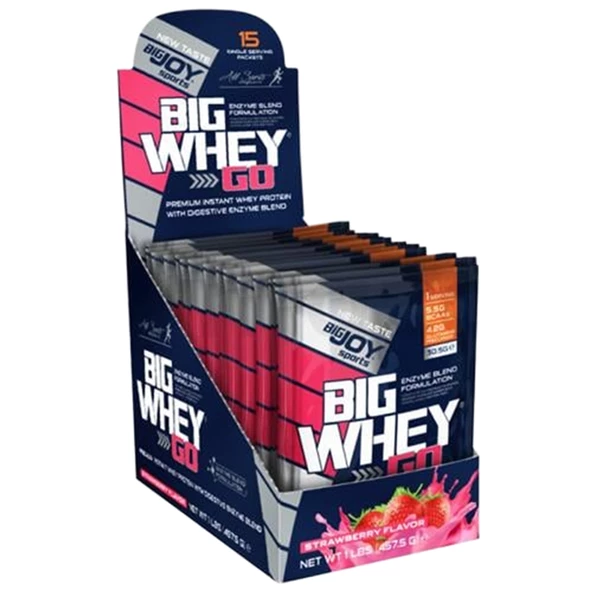 BigJoy Sports Bigwhey Go Çilek 15 Saşe ürün görseli