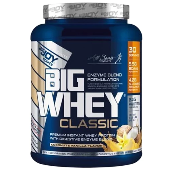 Bigjoy Sports Bigwhey Classic Protein Hindistan Cevizi Vanilya 915 gr ürün görseli