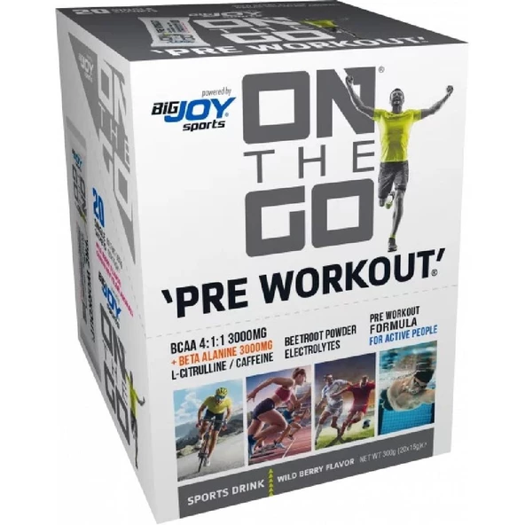 On The Go Pre Workout Orman Meyveli 450 gr