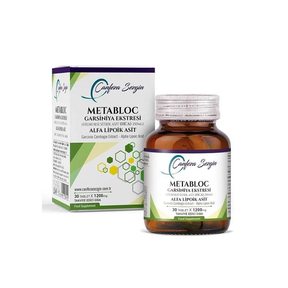 Canfeza Sezgin Metabloc Garsiniya Ekstresi Alfa Lipoik Asit 30 Tablet ürün görseli