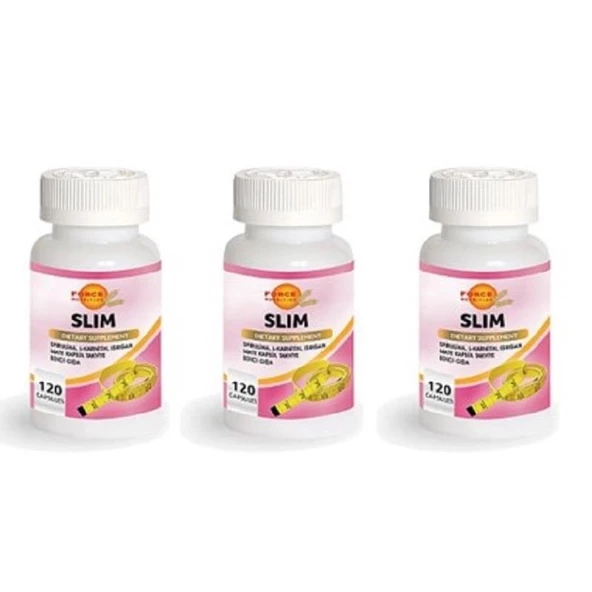 Force Nutrition Slim 120 Kapsül - 3 Adet ürün görseli