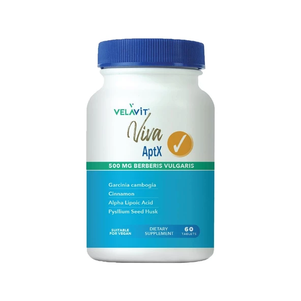 Velavit Viva Aptx Takviye Edici Gıda 60 Tablet ürün görseli