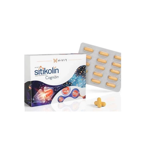 Haver Sitikolin Cognizin 250 mg 30 Kapsül ürün görseli