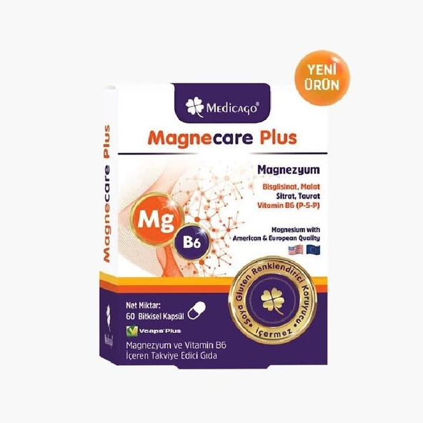 Medicago Magnecare Plus 60 Tablet ürün görseli