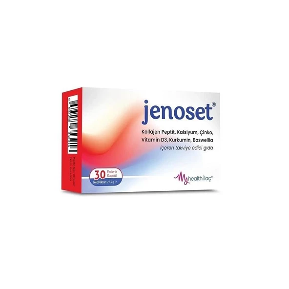 Jenoset Collagen Peptit Vitamin D3 Kurkumin Boswellia 30 Kapsül ürün görseli