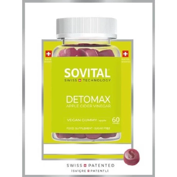 Sovital Detomax Vegan Gummy 60'lı ürün görseli 1