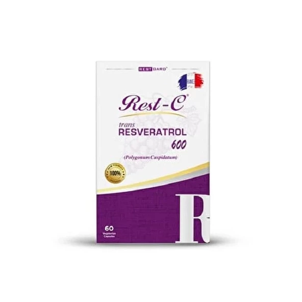 Rest-C Trans Resveratrol 600 mg 60 Kapsül ürün görseli