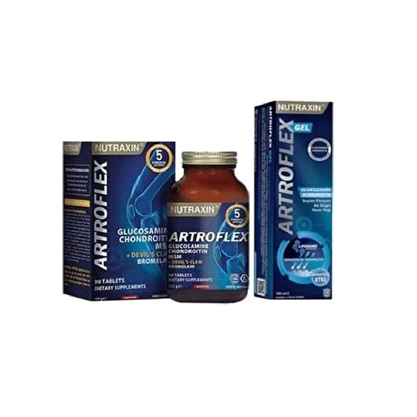 Nutraxin Artroflex HYA-CII 90 Tablet + Artroflex Jel 100 ml - Avantajlı Paket ürün görseli