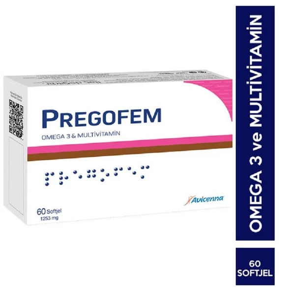Avicenna Pregofem 1700 mg 60 Softgel ürün görseli