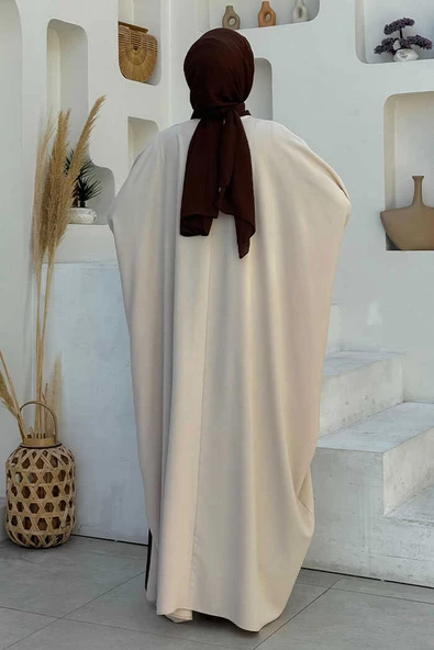 Şeritli Yandan Yırtmaç Detay Uzun Tunik 2742 Taş - Resim 2