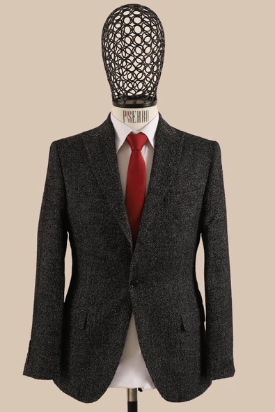 Slim Fit Tek Ceket - 2