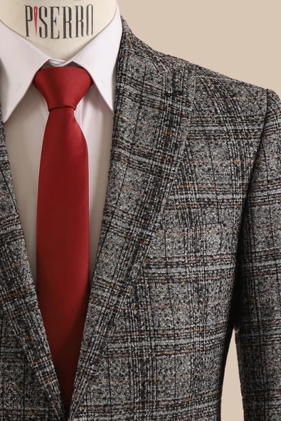 Slim Fit Tek Ceket - 4