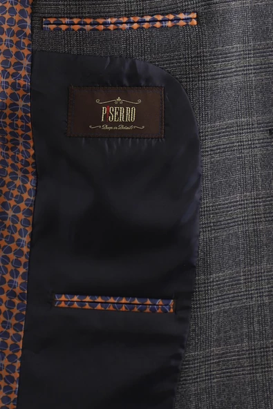 Yelekli Takım Elbise Slim Fit - 7