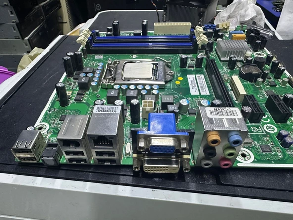 HP LGA1156 575765-001 612500-001 Motherboard MSI MS-7613 005-18+I5-650+8GB RAM  2.EL ÜRÜN - 2