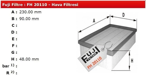 HAVA FİLTRESİ PUNTO 1.1